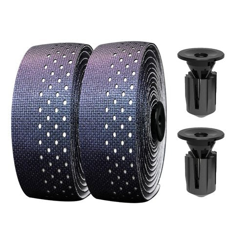 SHANGWU Bike Handlebar Tape, EVA Bike Bar Tape Road Bike, High Stain Resistance Bicycle Handlebars Tape, Extra Thick Soft & Non-Slip Comfortable Bike Grip Tape for Handlebars(Set of 2, Color-Change)