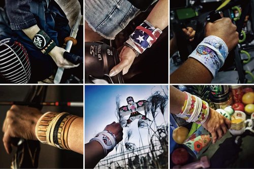 CRAZY FOXS Wrist Wraps for Powerlifting, Strength Training, Bodybuilding, Cross Training, Weightlifting, Available in Multiple Designs (China Kite)