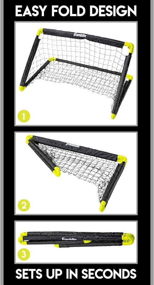 Franklin Sports Mini Soccer Goal with Ball and Pump