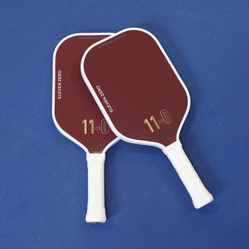 Eleven Zero EZ Power K-16mm Thermoformed Pro Pickleball Paddle | Red Aramid & Raw Carbon Fiber Weave | T700 High-Friction Surface for Control & Spin | Pickle Ball Paddle | Pickleball Rackets