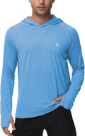 Roadbox Men's Fishing Shirt - UPF 50+ Long Sleeve UV Sun Hoodie for Hiking & Athletic Wear