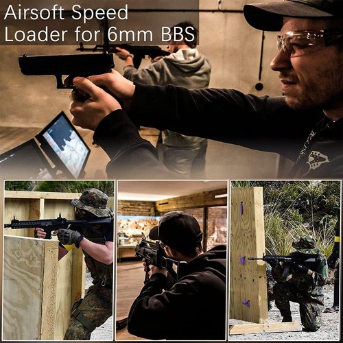 Ludex 1600 Airsoft Speed Loader - Large Capacity for 6mm BBs | Fast Hand Crank for M4/M16 Magazines