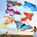 Leitee Large Butterfly Kite - Easy to Fly for Kids & Adults | 6 Pack for Outdoor Fun & Games