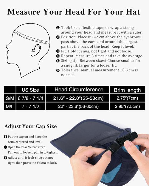 GADIEMKENSD Quick Dry Run Hat - Cooling Breathable Mesh Design for Ultimate Comfort