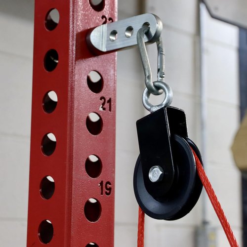 F&F STEEL Adjustable Fitness Rack Pulley Pin - Heavy-Duty Gym Equipment for Home Workouts | Fits 2" & 3" Racks