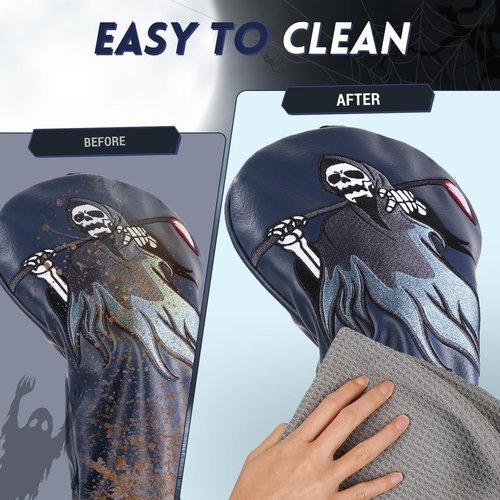 Big Crazy Golf Club Head Covers Funny Unique Headcovers Driver Headcovers with Soft Lining, Funny Driver Headcover, Driver Cover Golf Gift for Man Women