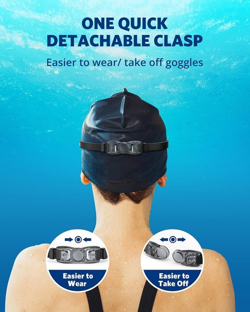 Aegend Swim Goggles - No Leak Design for Full Protection | Ideal for Adults & Youth