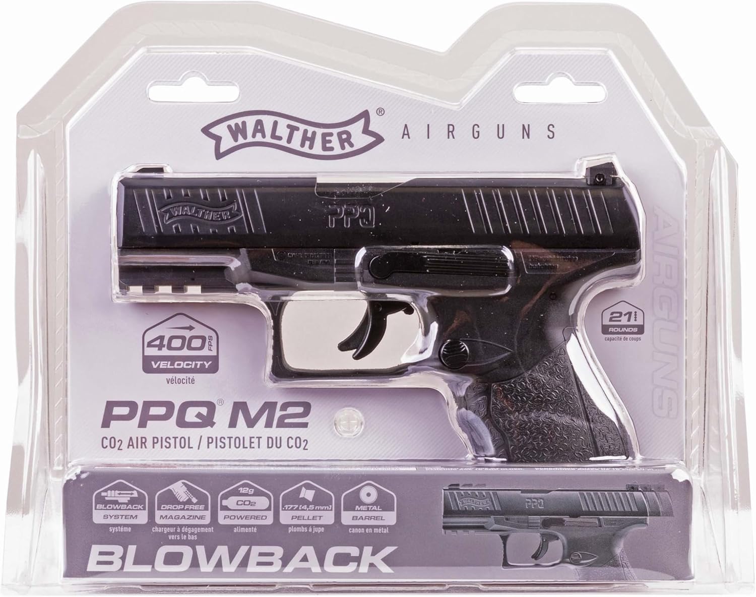 Walther PPQ M2 .177 Caliber Pellet Gun Air Pistol