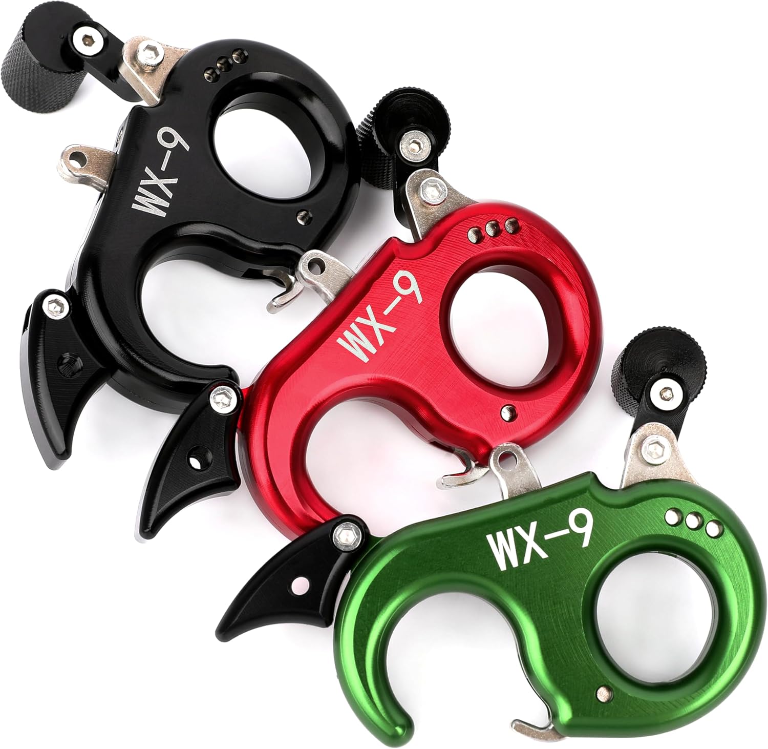 Skiennix Compound Bow Release - Adjustable 2/3 Fingers Thumb Trigger for Left/Right Handed Use