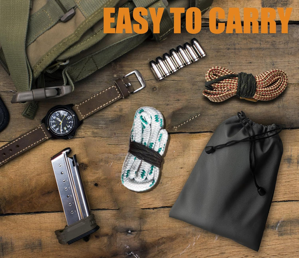 Skiennix Gun Snake Cleaner - Versatile Barrel Rope for Handguns & Rifles | .22 to 7.62mm