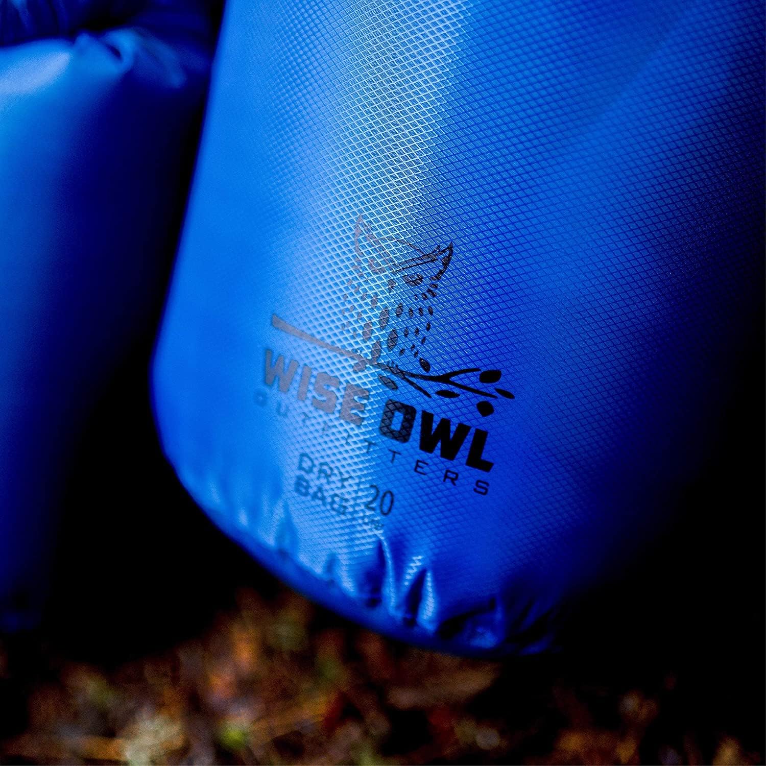 Wise Owl Outfitters Waterproof Dry Bag 3-Pack - Lightweight & Airtight 5L/10L/20L for Kayaking, Beach & Travel