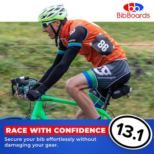bibSNAPS Race Bib Clips - Lightweight Safety Lock Fasteners for Secure Running & Triathlons | Reusable & Fabric-Friendly