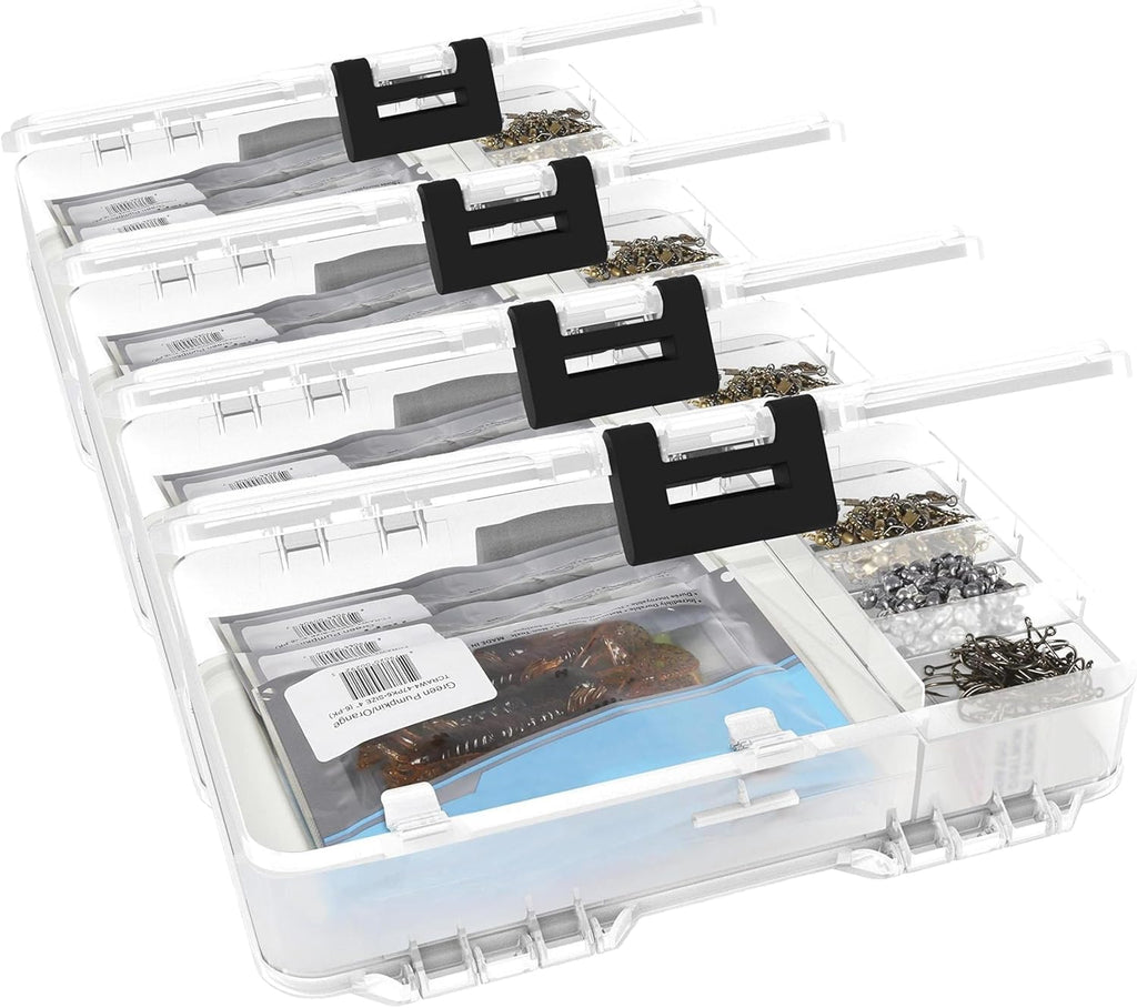 Plano Worm Stowaway 3600 - Versatile Fishing Tackle Box | Pack of 4 for Organized Gear