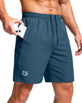 G Gradual Men's Athletic Running Shorts - Quick Dry with Zipper Pockets | Available in 5", 7", and 9" Sizes