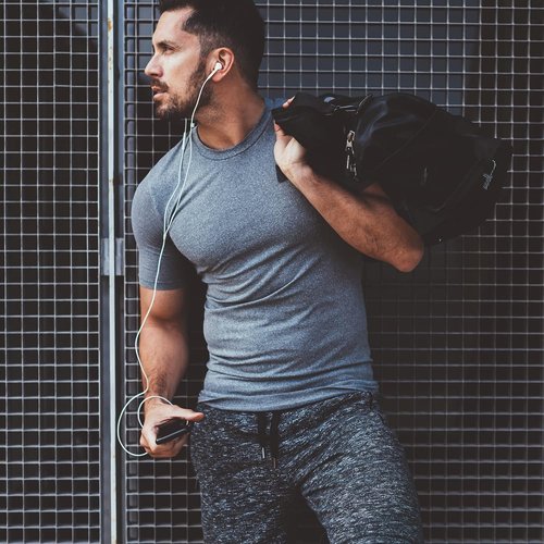 MLYENX Men's Athletic T-Shirts - Quick Dry Moisture-Wicking Workout Shirts | 7 Pack