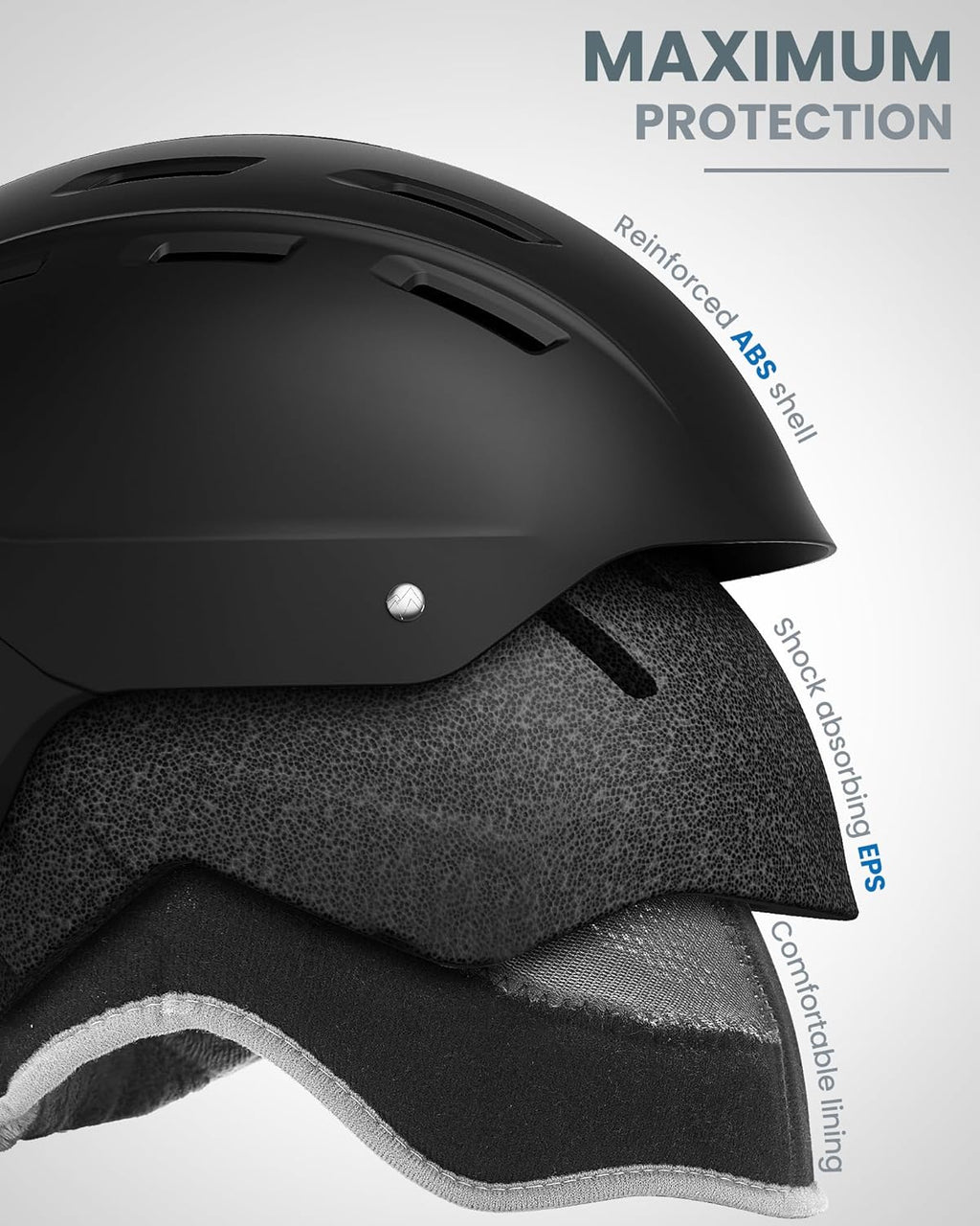 OutdoorMaster Kelvin II Ski Helmet - Versatile Snow Sport Helmet for Men, Women & Youth