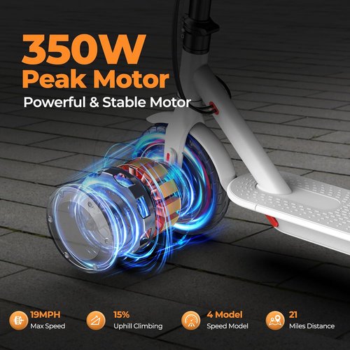 Maxshot Electric Scooter - High-Speed Folding Escooter for Adults & Kids | 8.5" to 14" Tires, Long Range Up to 50 Miles