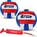 GoSports Pro Neoprene Pool Volleyballs - Waterproof 2-Pack with Ball Pump for Ultimate Fun