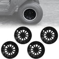 SAUTVS 8" Wheel Hub Caps for E-Z-GO/Club Car/Yamaha Golf Cart Accessories, 8 inch Center Tire Hub Cap Covers Wheel Rim Cover for Most Golf Carts, 4pcs, Matte Black