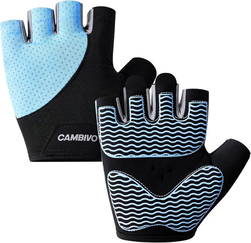 CAMBIVO Workout Gloves - Weight Lifting Gloves with Wrist Support & Non-Slip Grip | Breathable Gym Gloves for Training & Fitness
