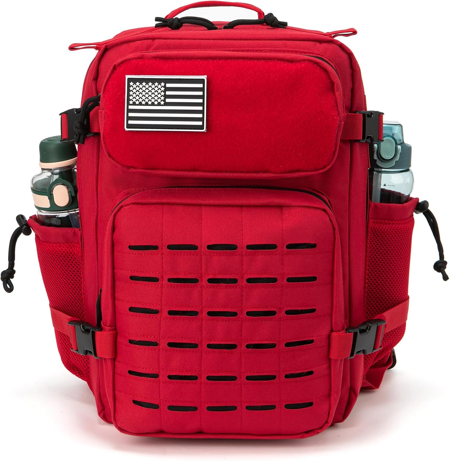 QT&QY Military Tactical Backpack - 25L/45L Molle Daypack for Men | Versatile Hiking Rucksack with Bottle Holder