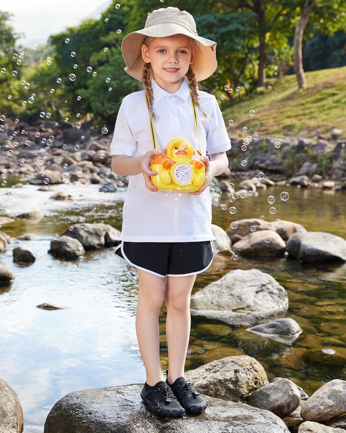 STELLE Water Shoes - Kids Barefoot Quick-Drying Sports Shoes | Adjustable Laces, Non-Slip Design