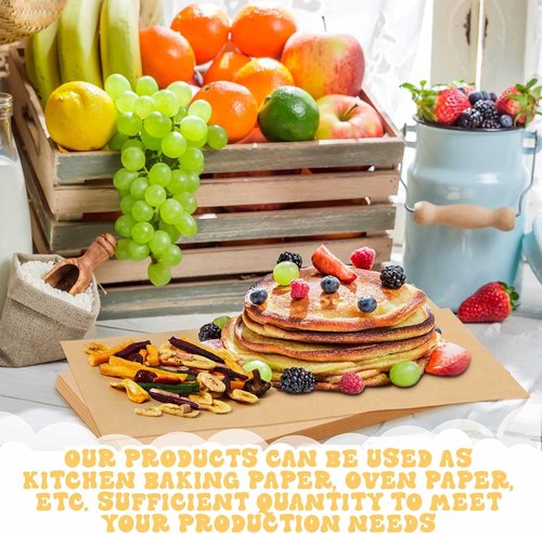 Fuyoooo 300 Pcs Freeze Dryer Tray Mats Compatible with Harvest Right, Harvest Right Freeze Dryer Accessories, One-off Parchment Paper, Non-stick Baking Mats (Medium 17 x 6.8")