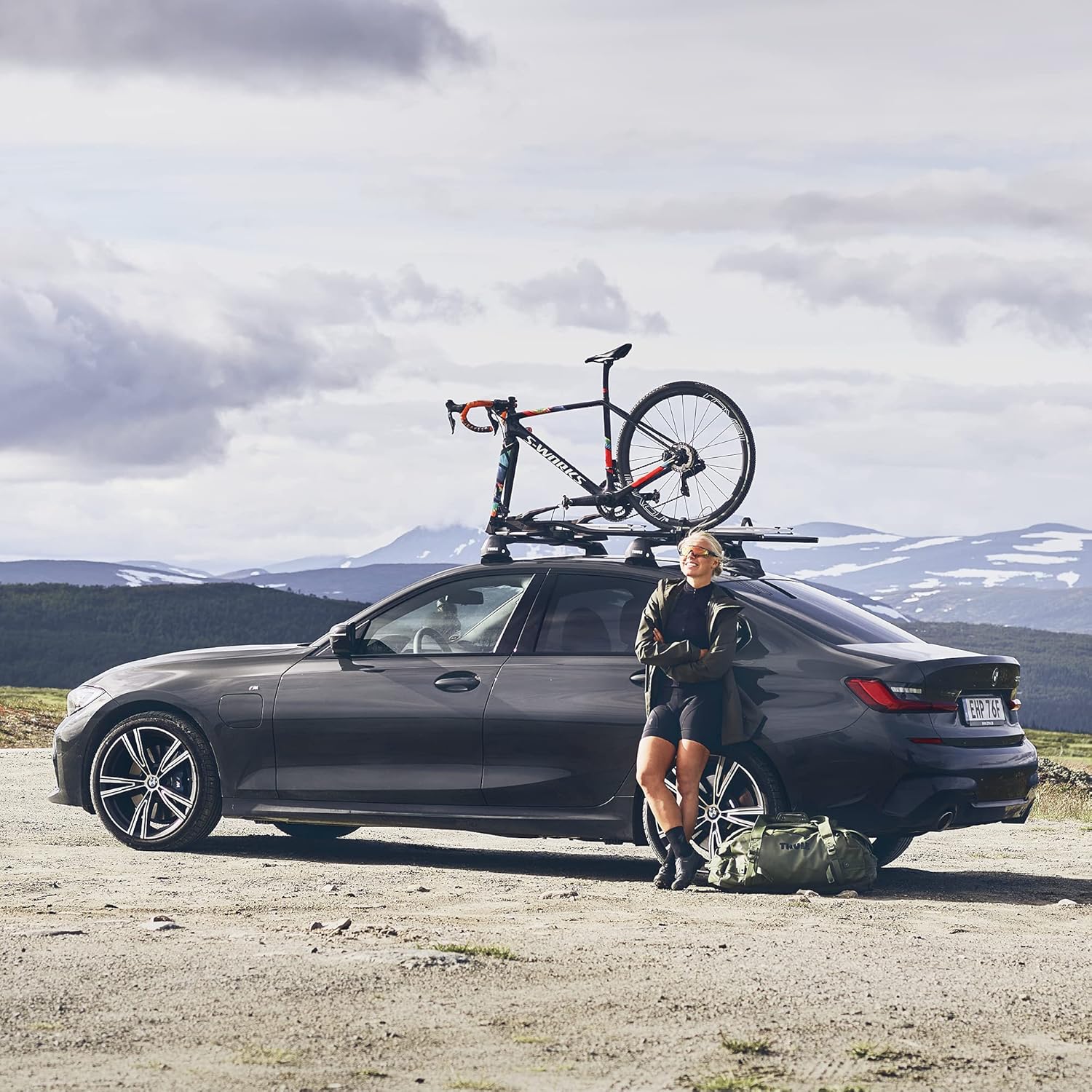 Thule TopRide Roof Mounted Bike Rack - Secure & Easy Installation for All Bike Sizes