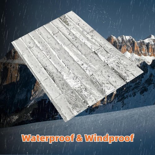 Emergency Thermal Blankets - 6 Pack Extra Large Mylar Survival Blankets | 84” x 64” Silver Foil for Camping & Hiking