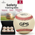 GPS Athletics Soft Practice Baseballs - Low Impact Safety Training Balls for Kids | Durable 6-Pack with Raised Seams