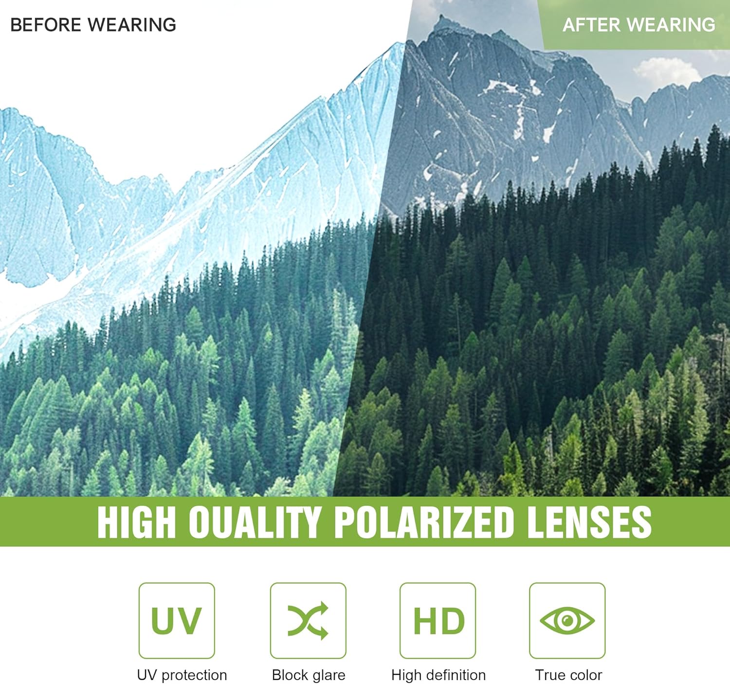 Skiennix Polarized Sports Sunglasses - UV Protection for Men | 3 Pack for Cycling, Fishing, Driving