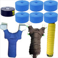 Racket with Anti Slip Super Absorbent Super Fiber Strap, Tennis Grip, Badminton Grip, Slingshot Grip, Fishing Rod Grip, Bag Handle, Super Fiber Strap, Slingshot, Fishing Rod, Bicycle Grip, (Blue)