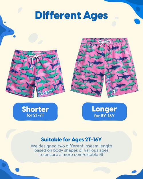 Maamgic Boys Swim Trunks - Stylish Toddler Bathing Suit for Little Boys | Comfortable & Durable Design
