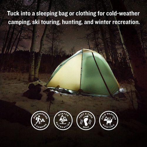 Ignik 24-Hour Compostable XL Body and Sleeping Bag Warmers with Resealable AirBarrier Pouch, 20 Pairs