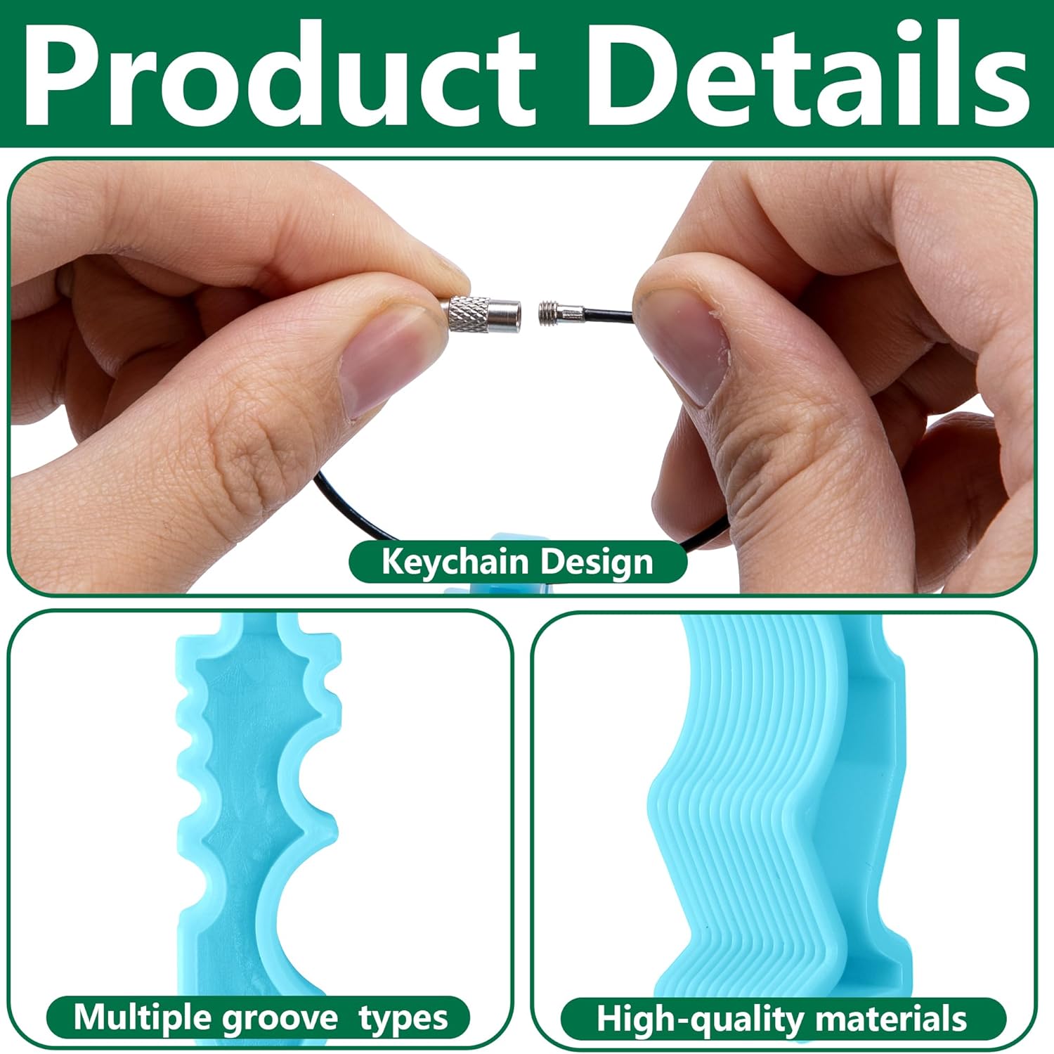 Skiennix Disc Golf Repair Tool - Portable Edge Maintenance for Scratch & Stain Polishing | 2Pcs/4Pcs Set