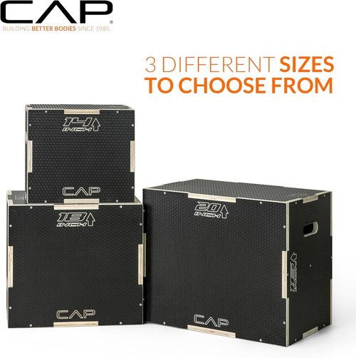 CAP Barbell 3-in-1 Plyometric Box - Versatile Training Equipment in Multiple Sizes and Styles