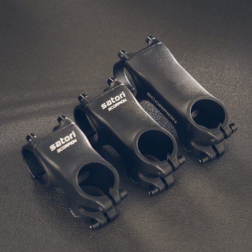 Satori Scorpion 31.8mm Rise 7 Degree Stem for Road Bike Bicycle MTB - Heavy Duty 3D Forged Alloy - Stem Length 80mm