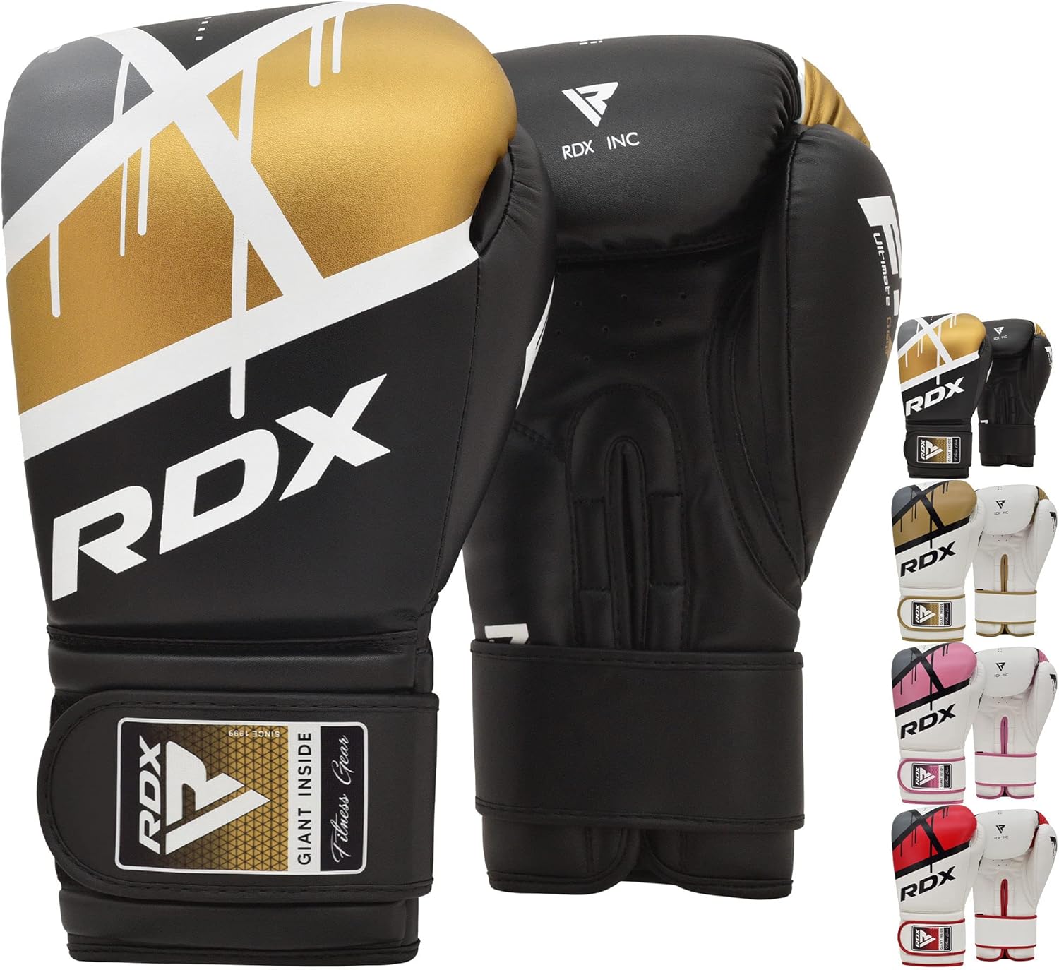 RDX Boxing Gloves - EGO Sparring & Training Mitts | Maya Hide Leather, Ventilated Design, 8-16 oz