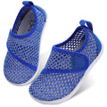 LeIsfIt Toddler Water Shoes Girls Boys Swim Shoes Kids Quick-Dry Breathable Aqua Socks Lightweight Non-Slip Barefoot Beach Shoe, Dark Blue, 9 Toddler
