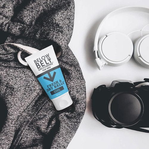 Below The Belt Grooming Intimate Deodorant - Fresh & Dry Protection Against Sweat & Odour | Cool Mint, 3 x 75ml