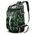 4‑Way Waterproof Gym Duffel Bag with Shoe & Laptop Compartment – Green (Variation: Green)