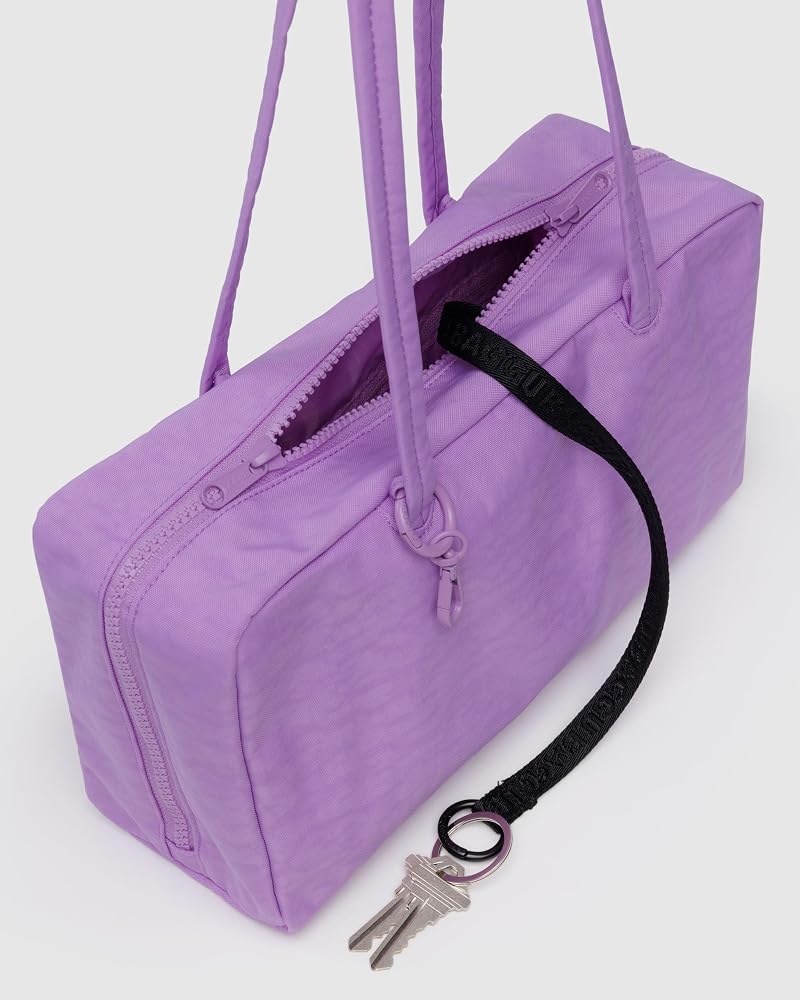 BAGGU Nylon Bowler Bag - Rose (Replacement Bowler Style, Recycled Nylon)