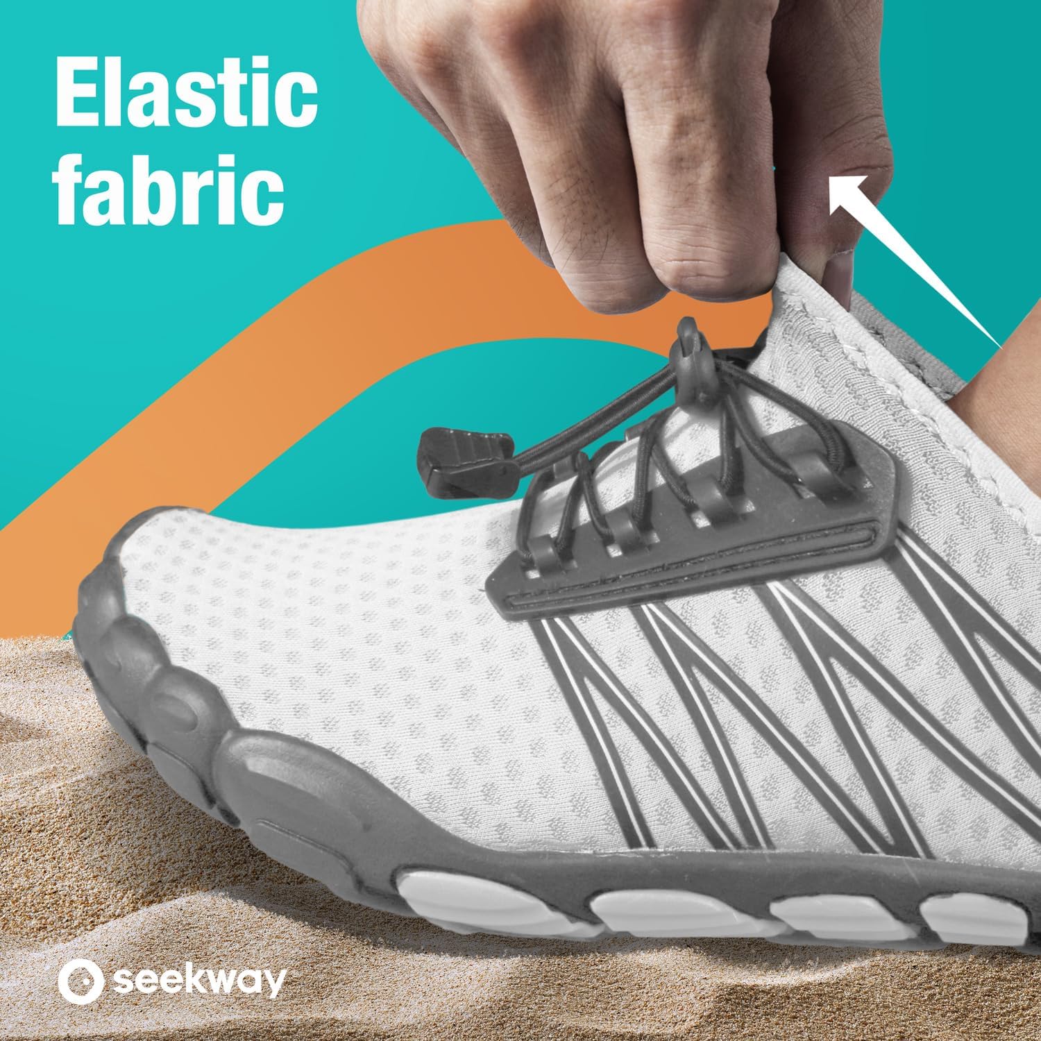 SEEKWAY Water Shoes - Quick-Dry Aqua Socks for Men & Women | Ideal for Beach, Swim, Hiking & Kayaking