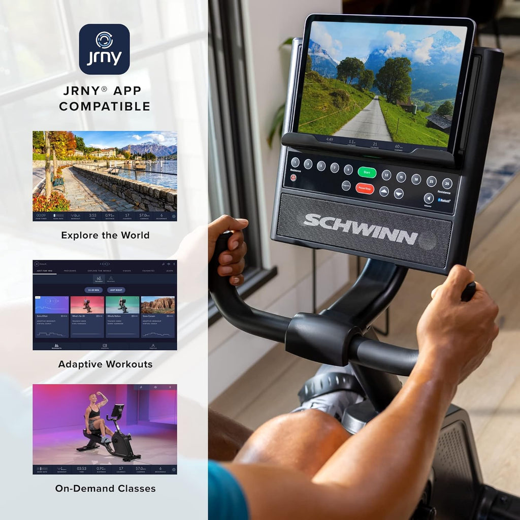 Schwinn Fitness Recumbent Bike - Comfortable Design for Low-Impact Workouts | Adjustable Resistance