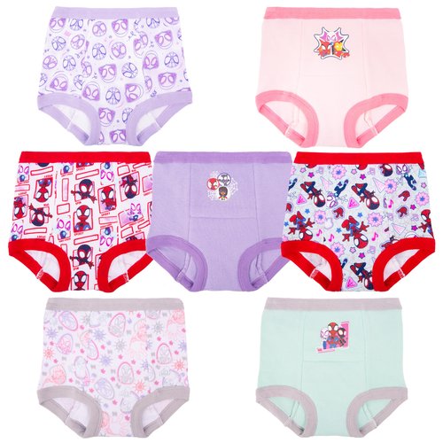 Spiderman & Ghost Spider Exclusive Toddler Panties, Girlshort & Potty Training Pants