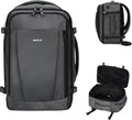 ECOHUB Travel Backpack - Airline Approved Personal Item Bag | Waterproof Gym Daypack with 13 Pockets, Light Grey