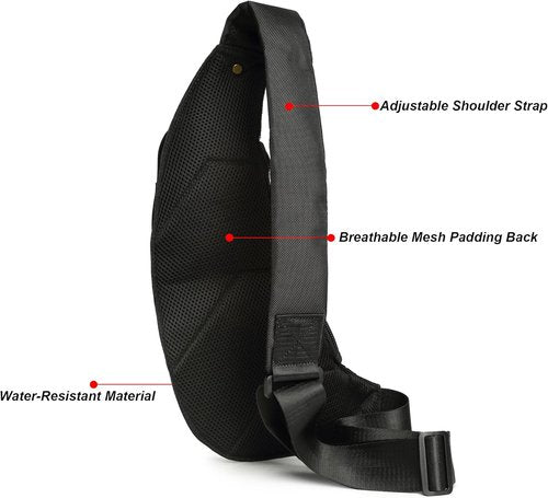 NICGID Sling Bag - Versatile Crossbody Backpack for Men & Women | Casual Daypack in Stylish Design