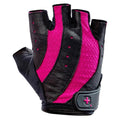 Harbinger Women's Pro Gloves with Vented Cushioned Leather Palm for Weightlifting, Training, Fitness, and Gym Workouts Small