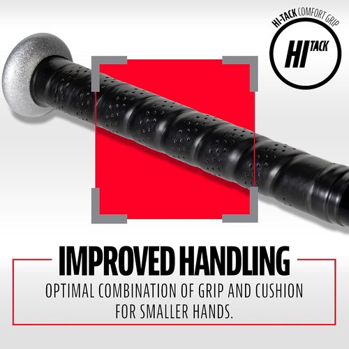 Franklin Sports Teeball Bat - Venom & Barracuda Aluminum Composite - USA Baseball Certified for Youth - Drop -10 to -13