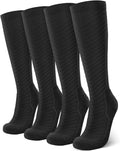 Skiennix Compression Socks - 20-30 mmHg Graduated Knee High for Men & Women | 2/4/6 Pairs for Athletic Support